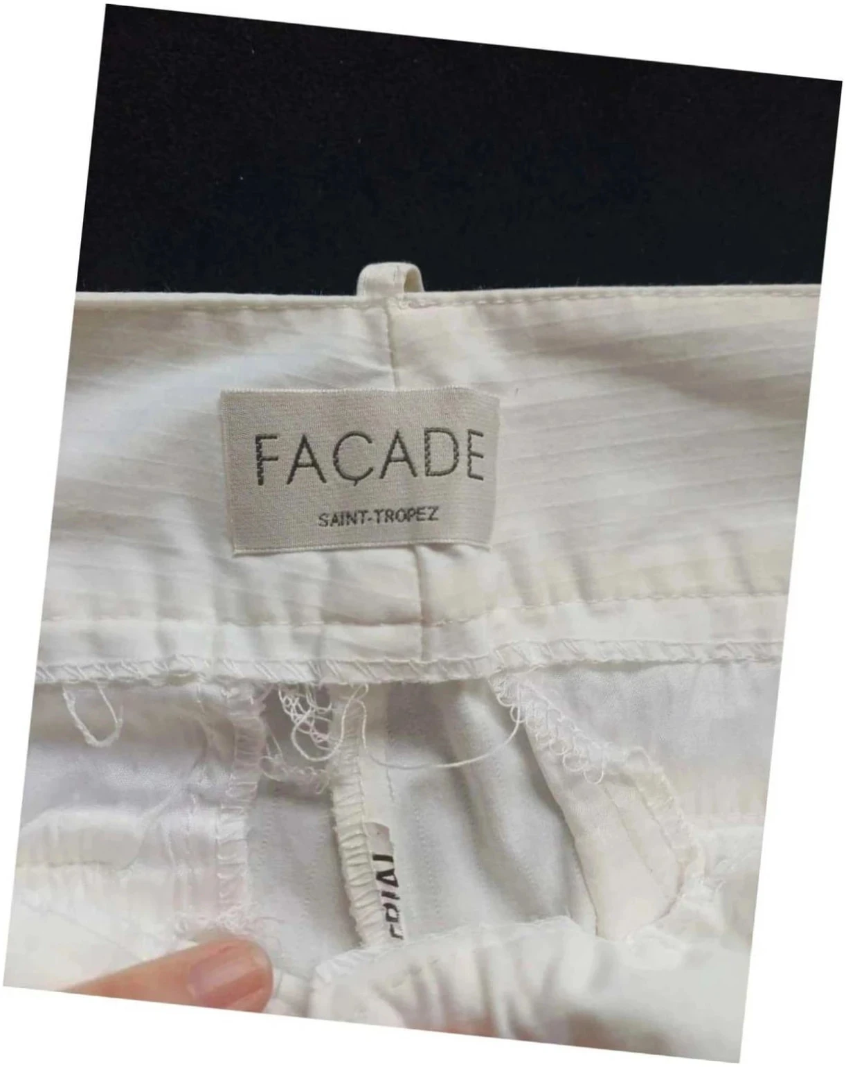 Calça curta branca Façonnable – Tamanho 38 (Medidas incluídas) – photo 8